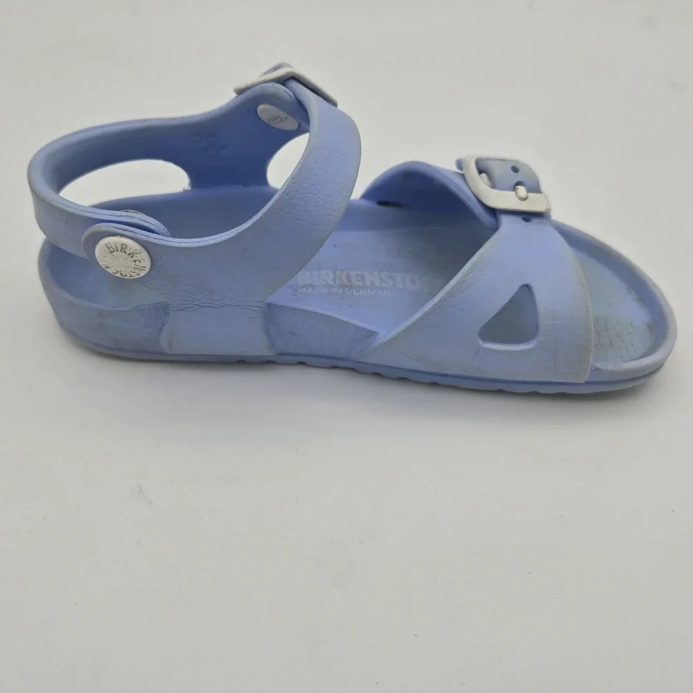 Birkenstock Rio Sandals Toddler Blue Rubber Size EU 25 US Size 7